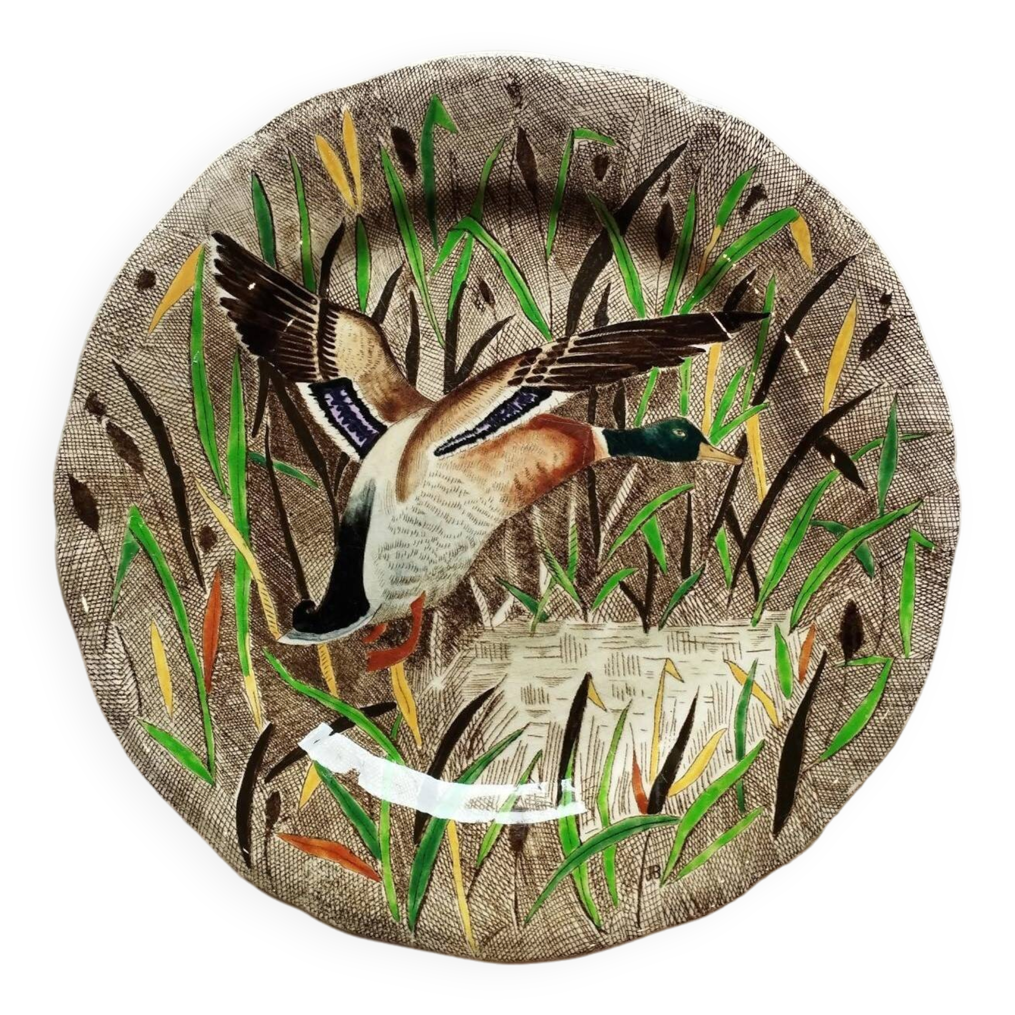 Gien plate - Rambouillet service