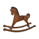 Ancien cheval à bascule d'enfant vers 1950