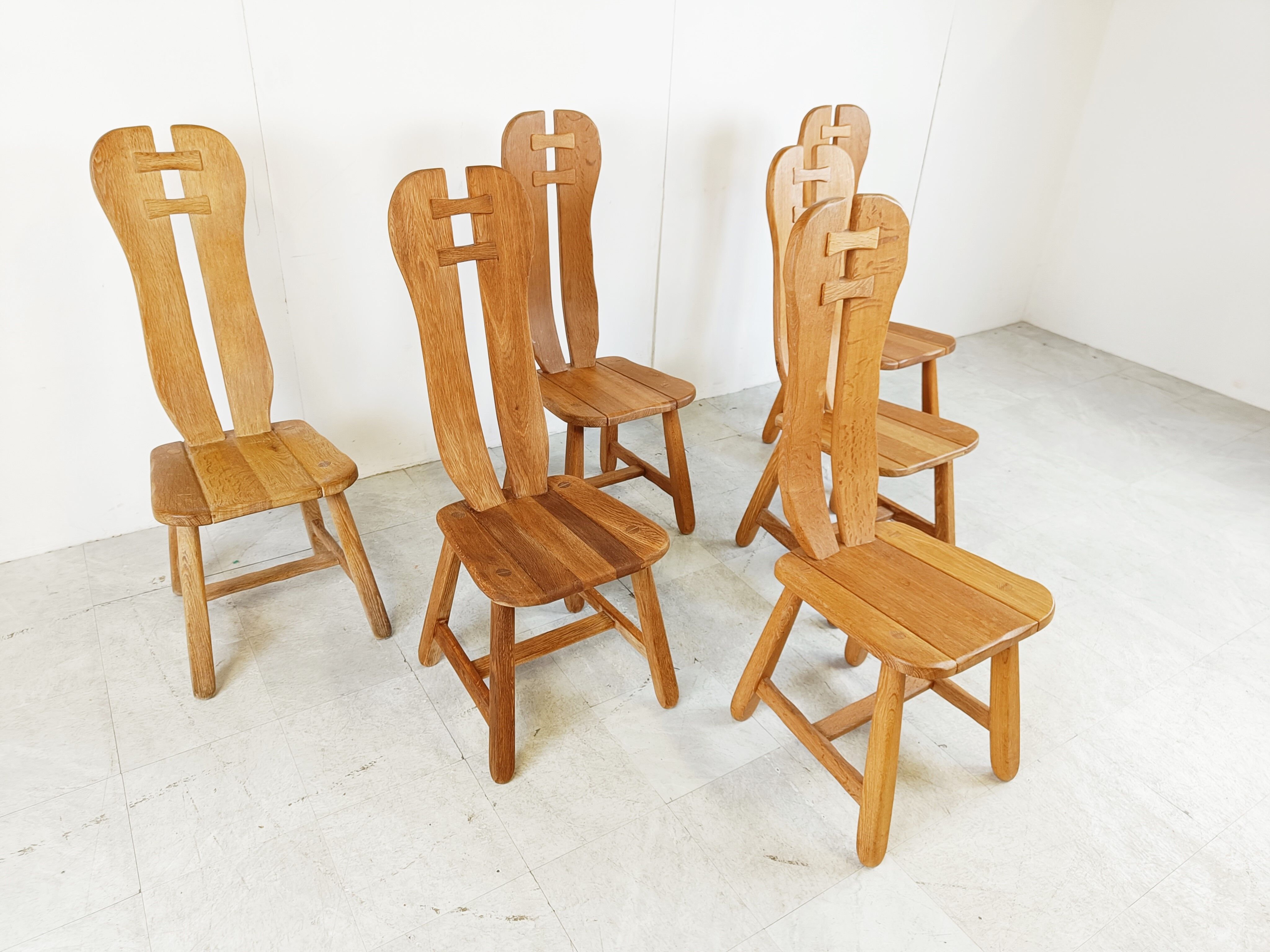 Chaises de salle à manger vintage par Depuydt, Belgique, années 1960