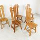 Chaises de salle à manger vintage par Depuydt, Belgique, années 1960