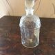 Old Guerlain perfume bottle engraved glass bees