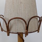 Rattan table lamp