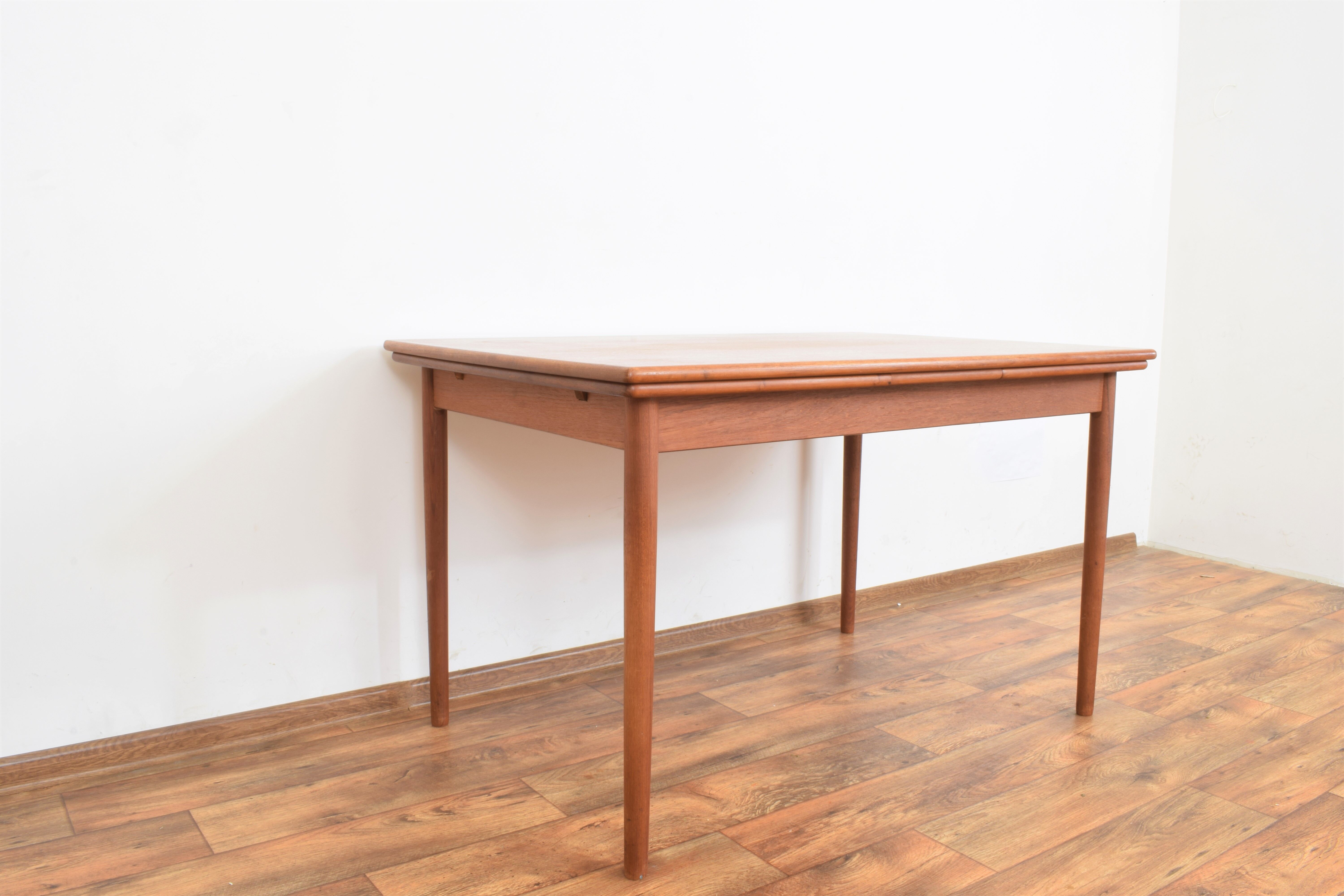 Danish teak extendable dining table