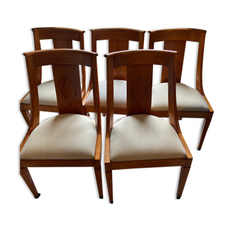 5 chaises Gondole 1930