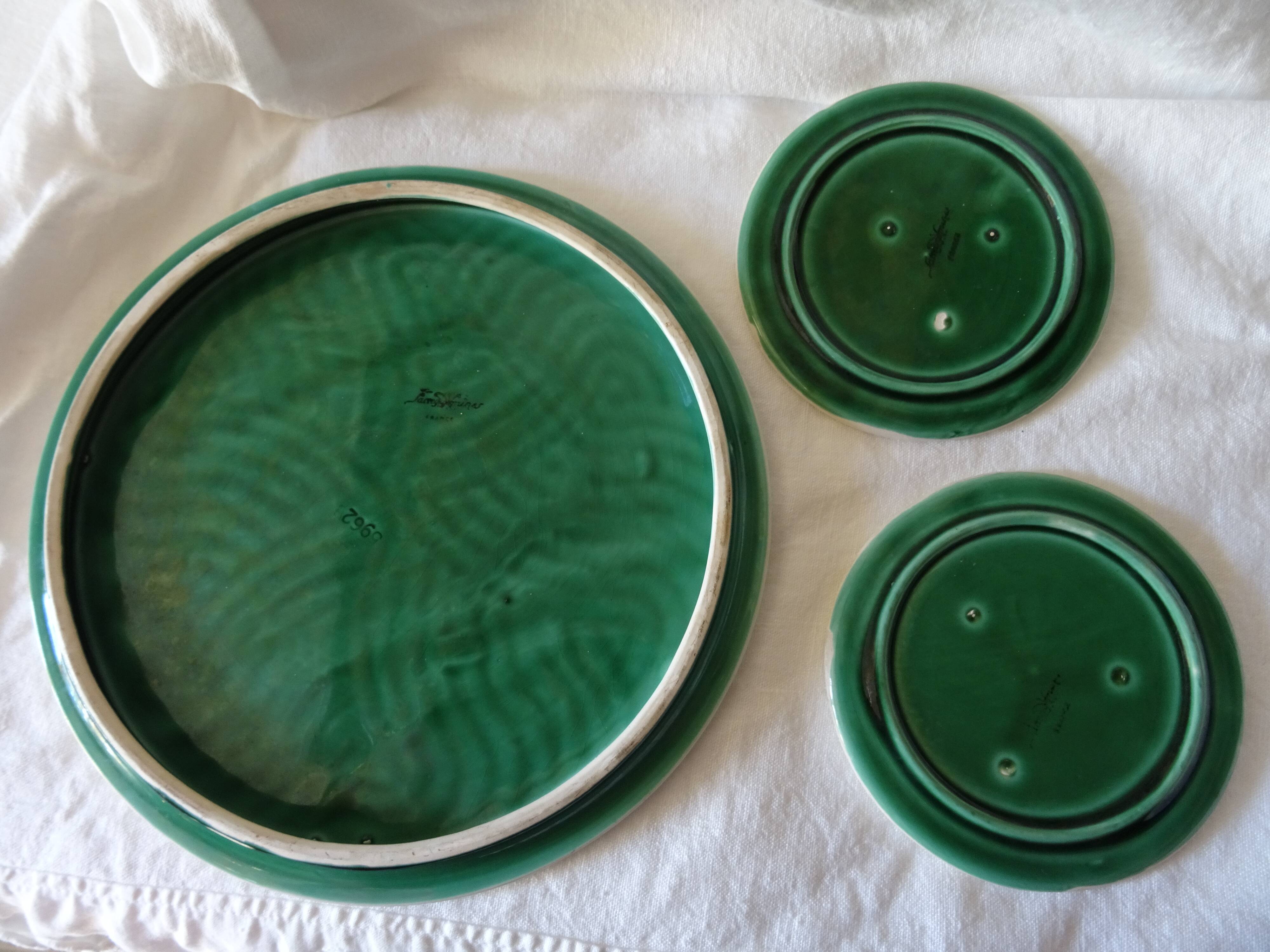 Pie dish and its duo of bottle cup