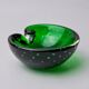 Ashtray sommerso cactus by seguso, Murano glass, Italy, 1970