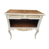 Meuble d'appoint a plateau ouvrant