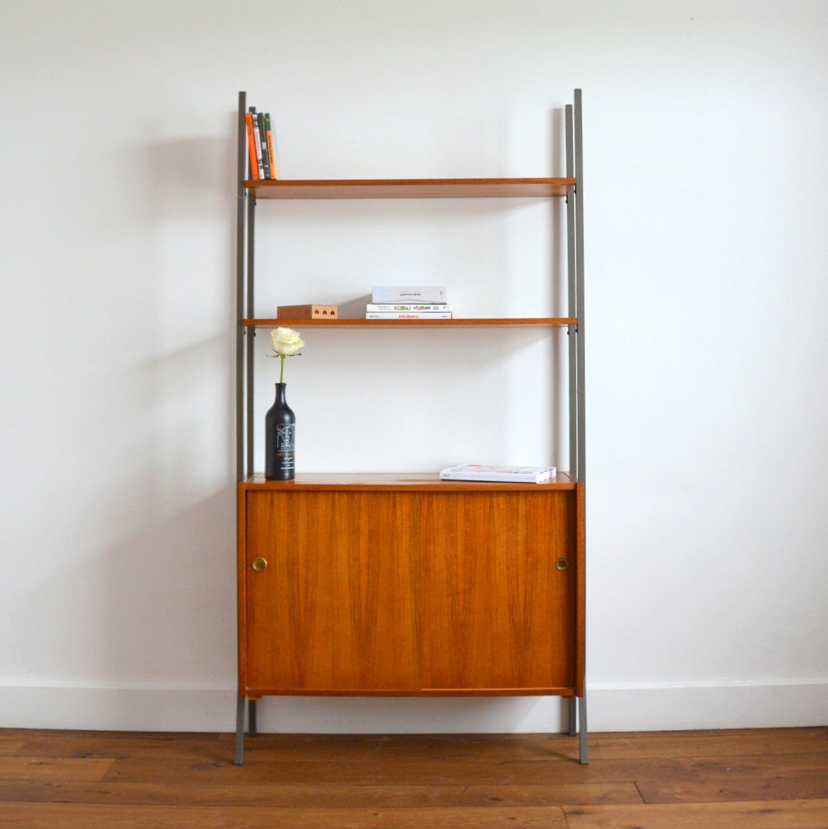 Modular bookcase on stands 1960s