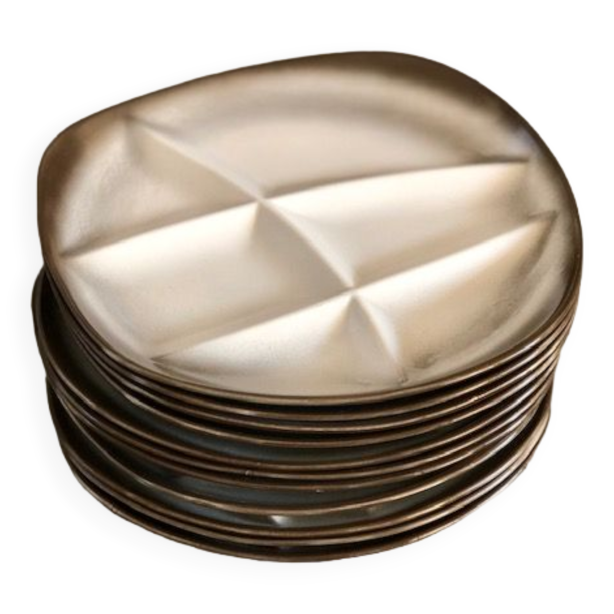 Assiettes à compartiments Salins modèle Beaune