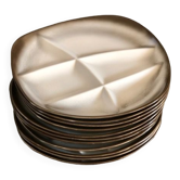 Assiettes à compartiments Salins modèle Beaune
