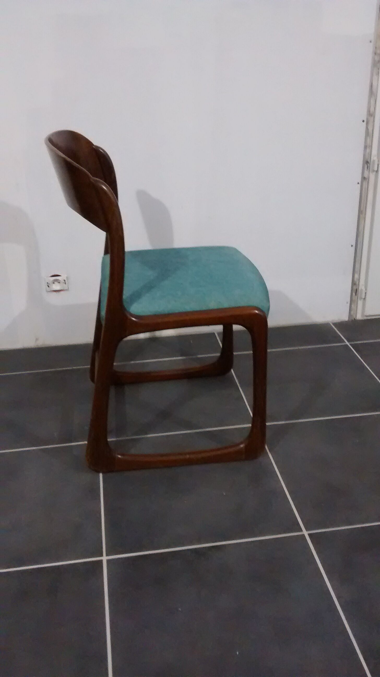 Pair of chairs Baumann sled