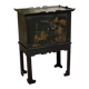 Small painted pine buffet from the 1950s, with Asian decor.