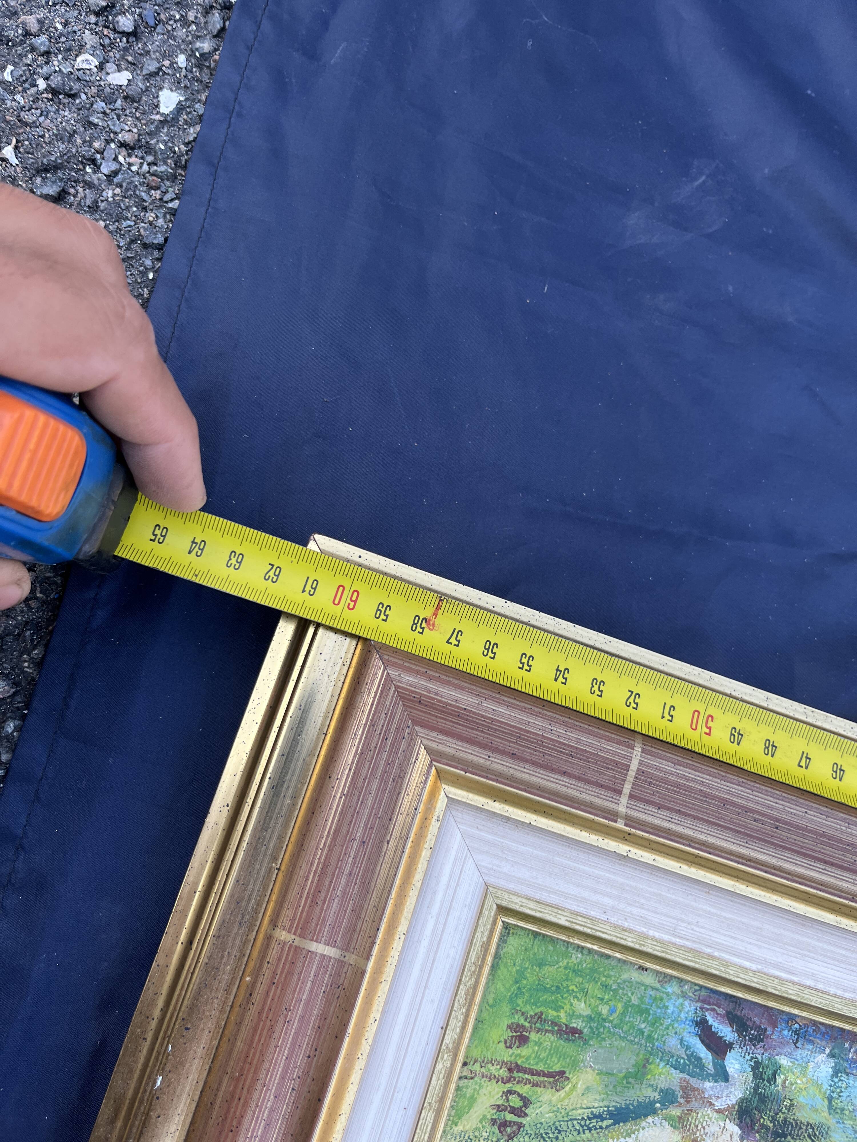 Russian painting by Andrei Dargan – woman in the garden – oil on canvas