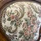 Vintage baroque armchair/seat/chair with floral pattern
