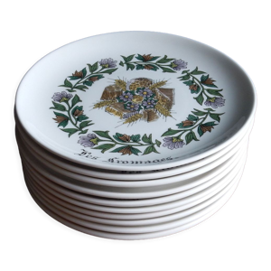set de 10 assiettes à - gien