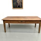 Solid walnut table - Tapered legs