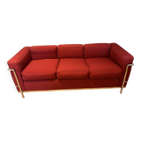 Lc3 3-seater canapé original cassina – le corbusier