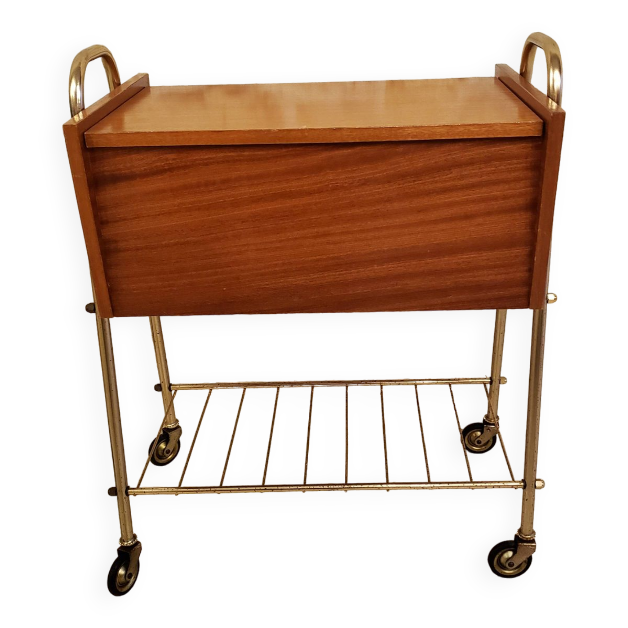 Worker on wheels vintage work box from the 60s