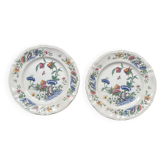 2 large plates Sarreguemines