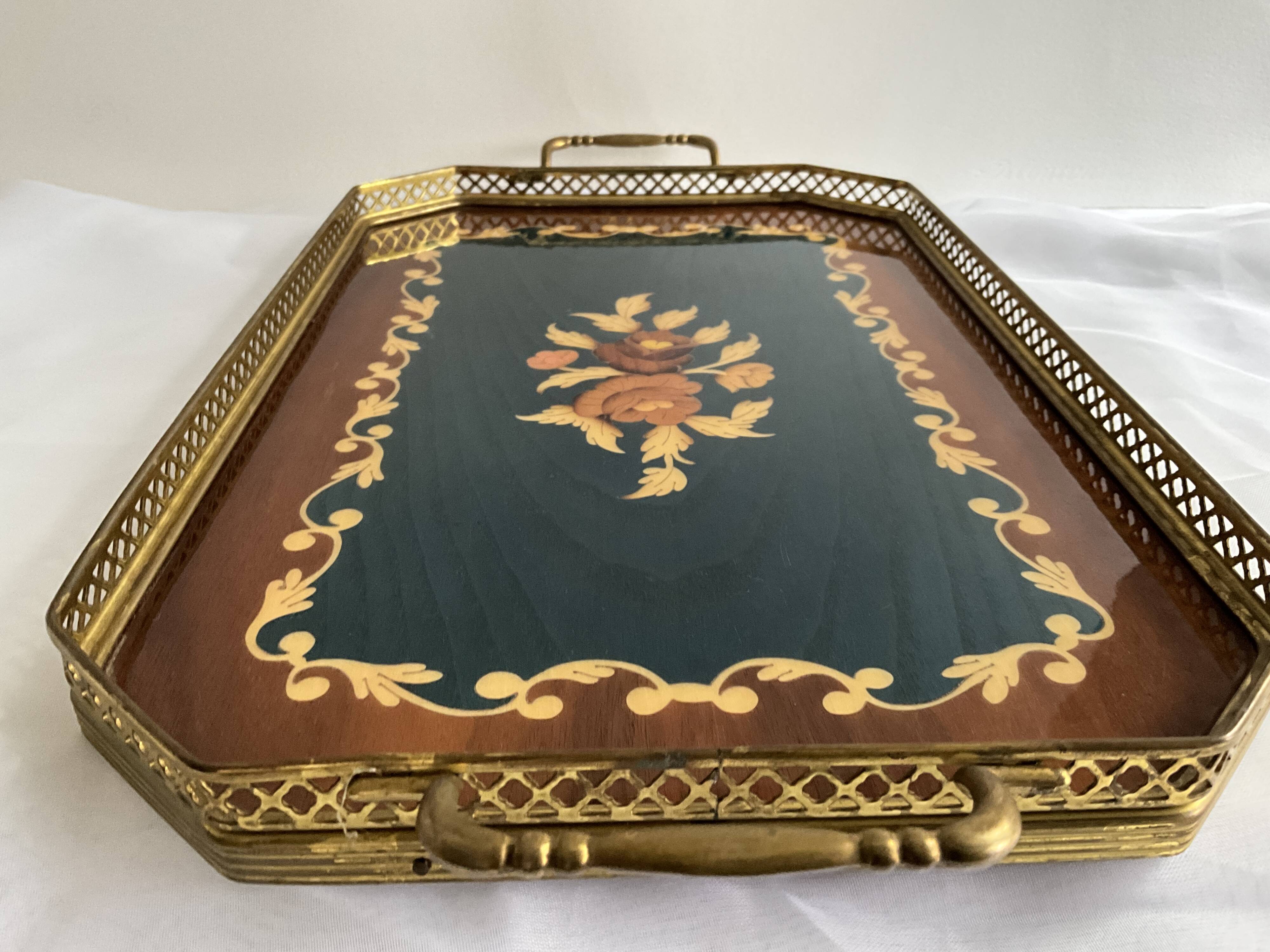 Art Deco marquetry table