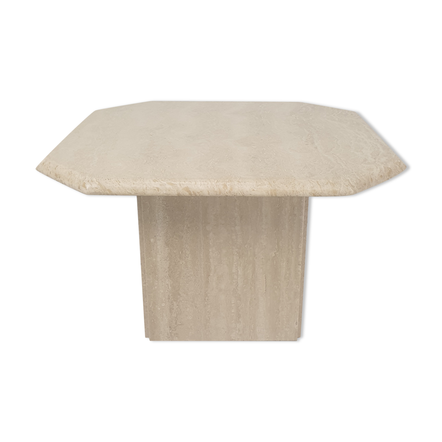 Italian Travertine Coffee Table, 1980's