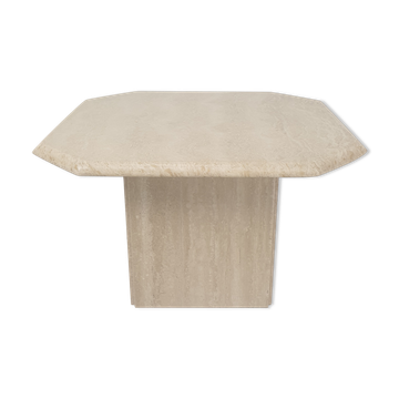 Italian Travertine Coffee Table, 1980's