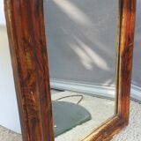 Louis Philippe mirror 42 x 55 wood and stucco