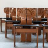 Set of 12 Afra & Tobia Scarpa chairs mod. Africa - Gruppo Unico, 80/90