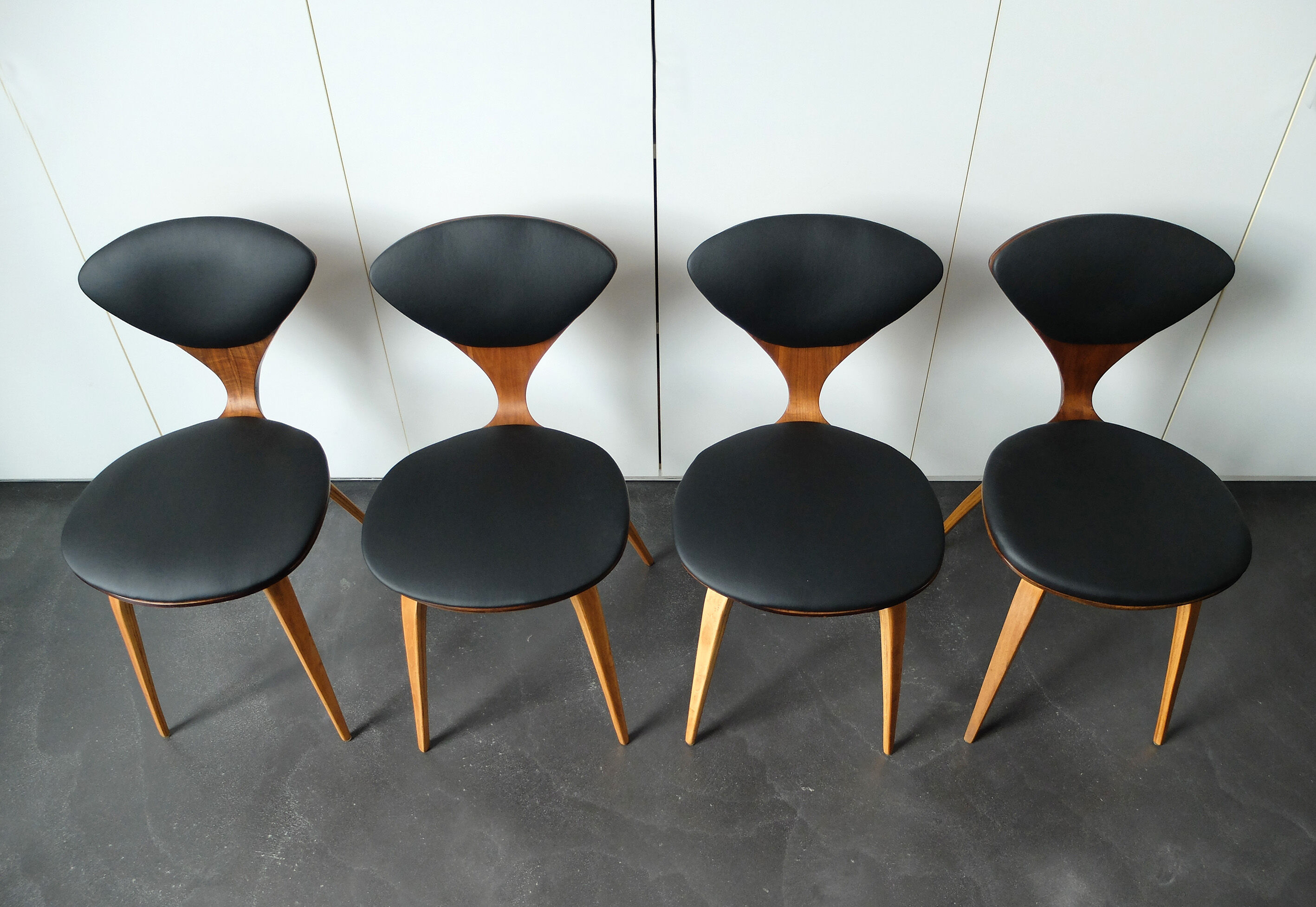 Chairs plywood teak of Norman Cherner, Plycraft, USA, lot 4