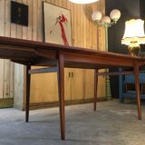 Scandinavian table with extensions-60 's