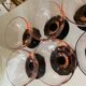 7 vintage Art Deco champagne or dessert coupes