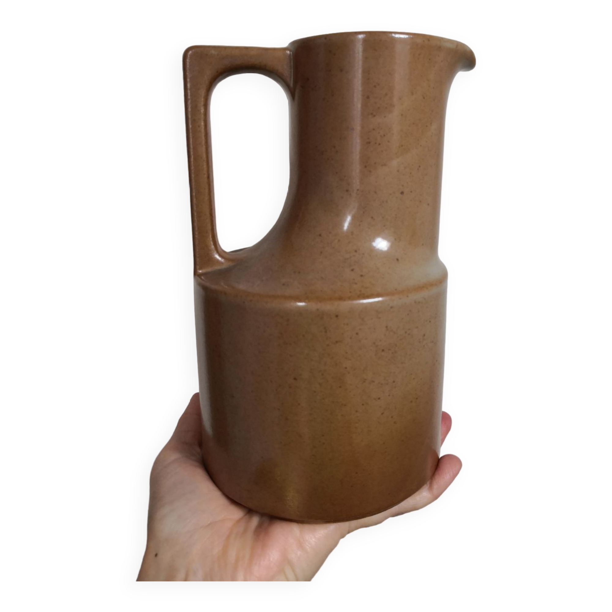 Vintage Brenne stoneware pitcher