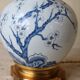 Hollywood regency Chinese porcelain from Paris table lamp