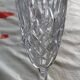 Champagne flutes from the Chantilly service by Cristallerie Saint-Louis.