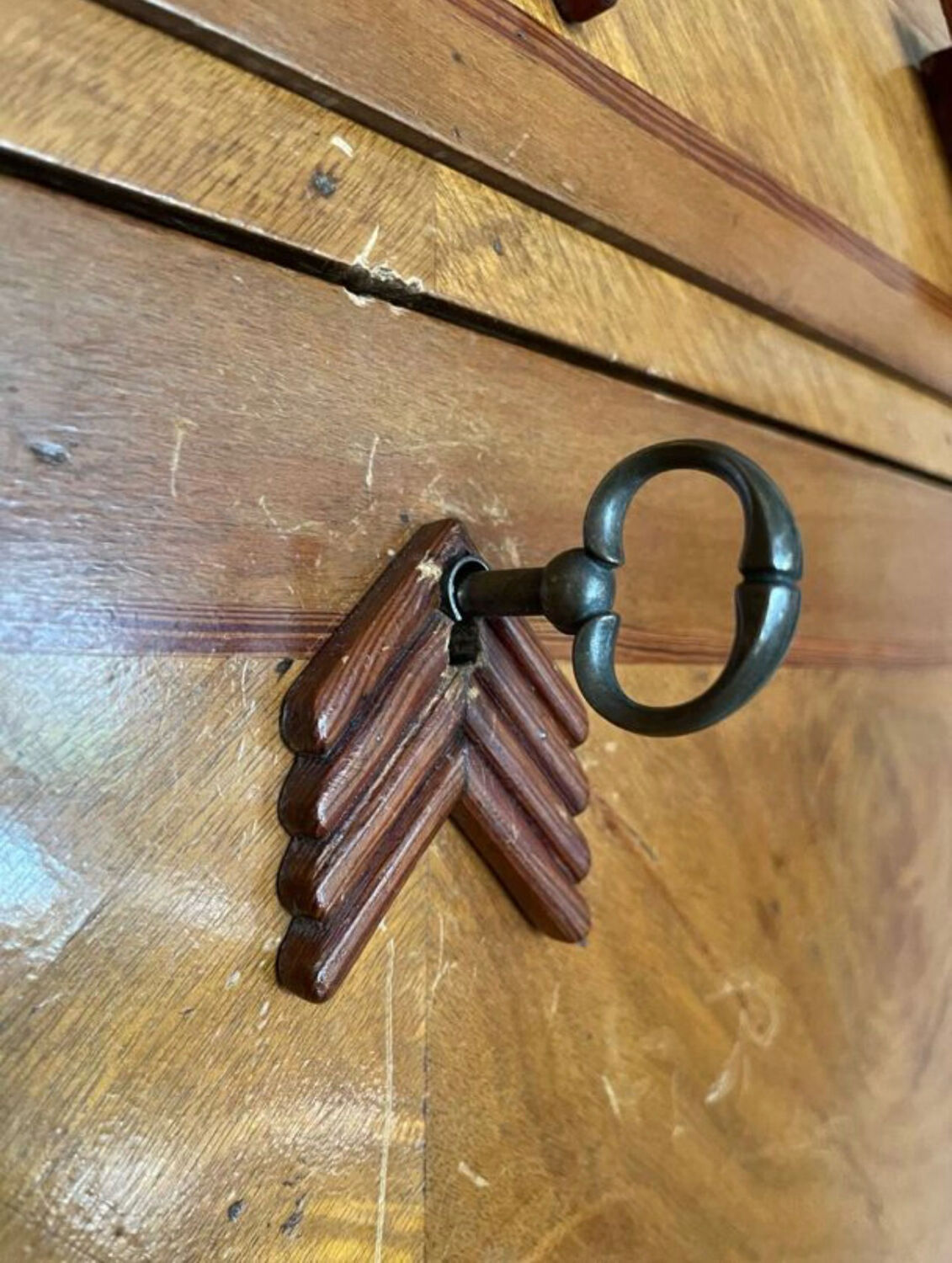 Vintage wooden secretary