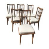 6 charles ramos chairs - 50s/60s