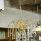 Chandelier vintage Murano glass Teardrop of Paolo Venini 1970 s