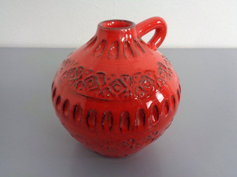 Ceramic vase by Aldo Londi for Bitossi, 1960s