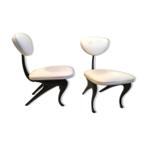 A Pair of Armchairs by Jordan Mozer