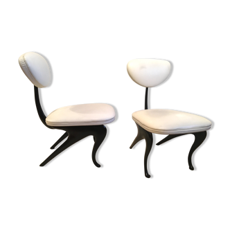 A Pair of Armchairs by Jordan Mozer