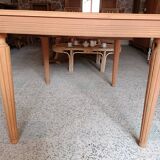 Renovated Art Deco table with 3 extensions.