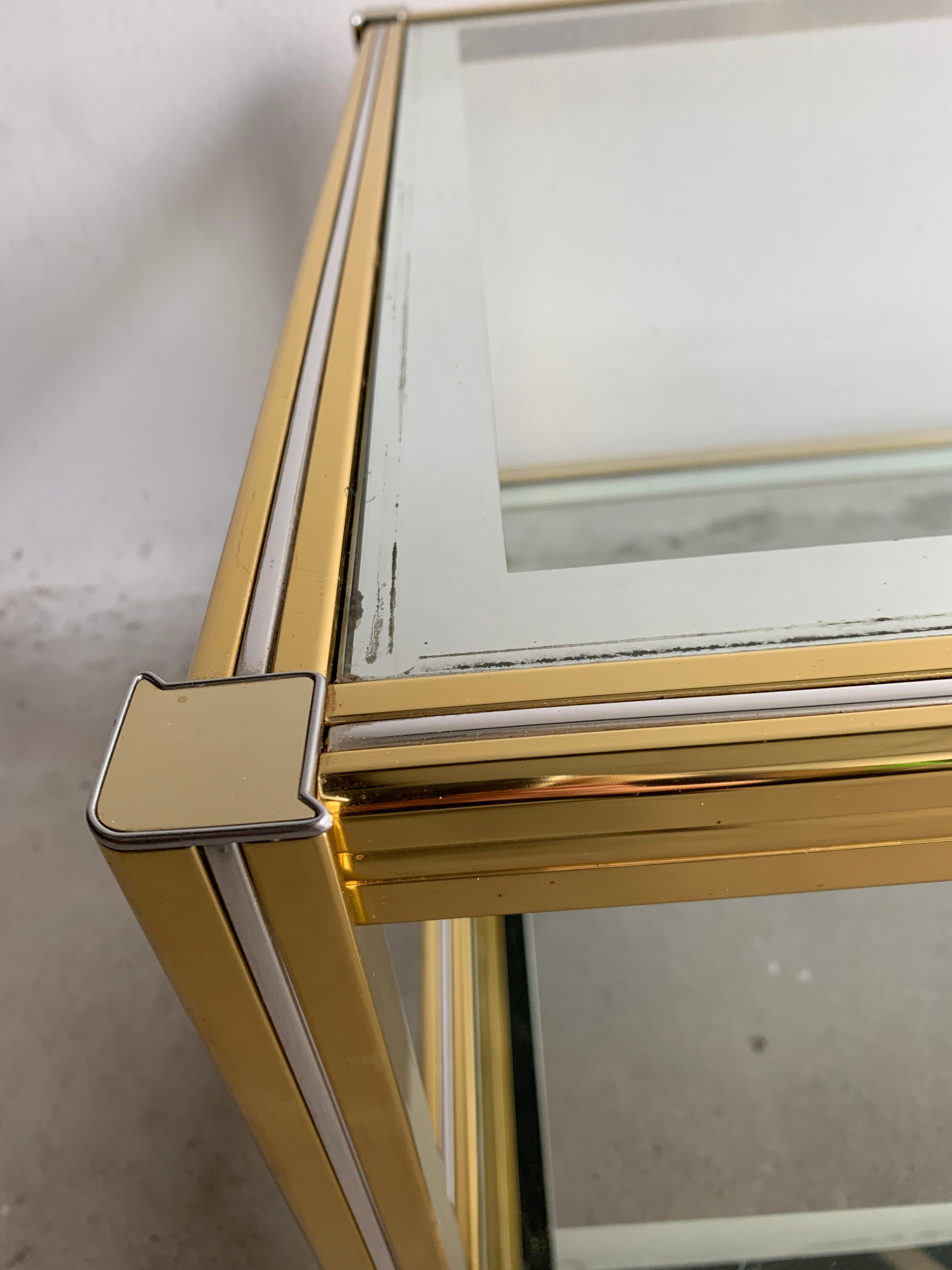 Golden coffee table, 1970s