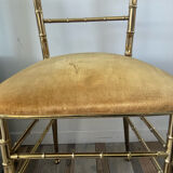 1960s-70s brass Chiavari chair