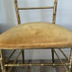 1960s-70s brass Chiavari chair