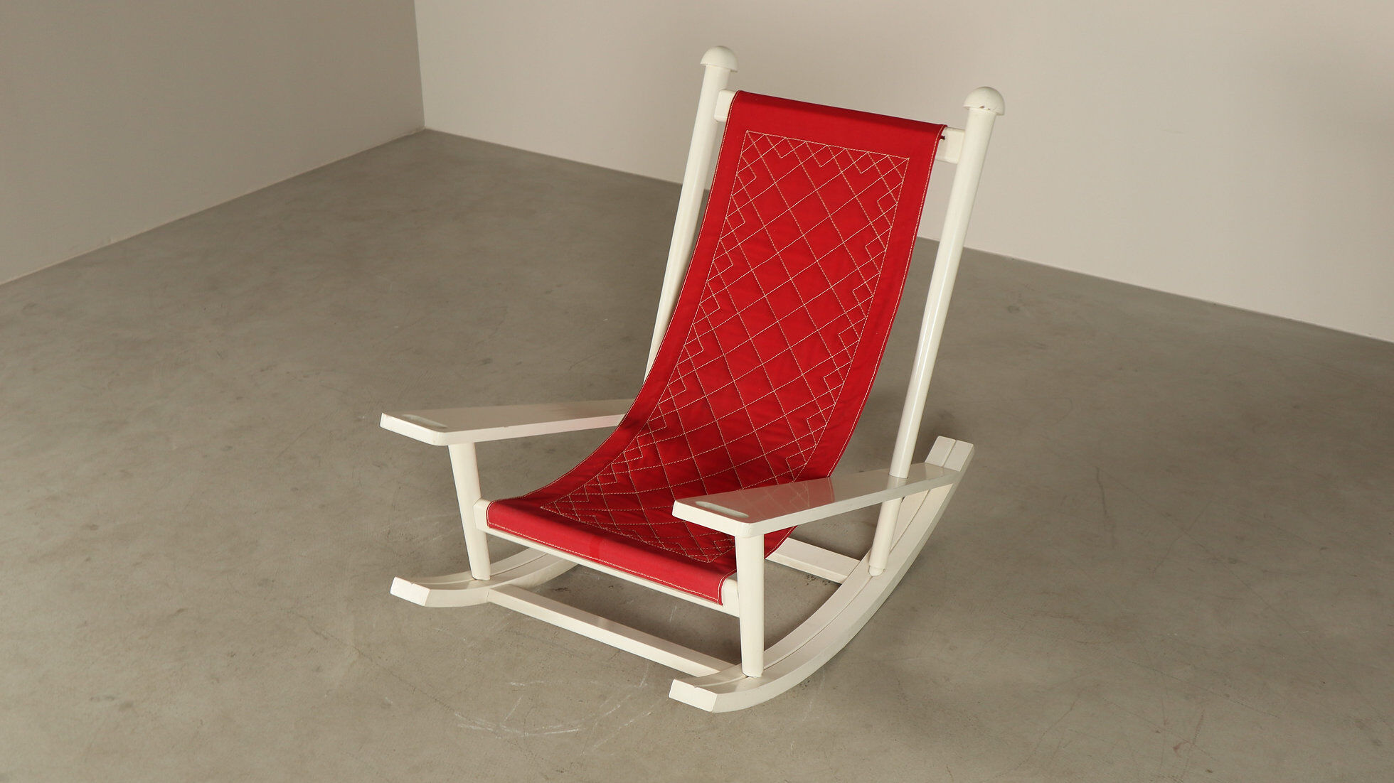 Gilles Sermadiras for Maison et Jardin, “Deauville” rocking chair, France, 1950
