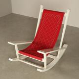 Gilles Sermadiras for Maison et Jardin, “Deauville” rocking chair, France, 1950