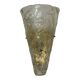 Large Single a Murano Glass Ice Sconce