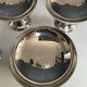 Set of 8 vintage stainless steel ice cream bowls