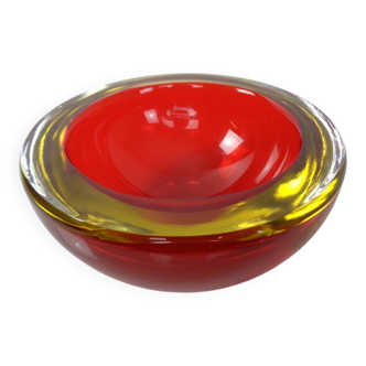 Large Formia Murano Glass Bowl by Mian Giulano, Italy, 1960s