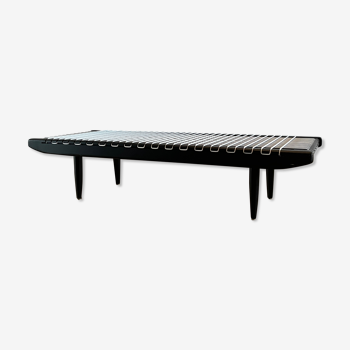 Black lacquered coffee table by Georges Tigien,1960s